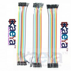 OkaeYa Jumper Wires Set - 60 Pieces - 20 Male to Male + 20 Female to Female + 20 Male to Female